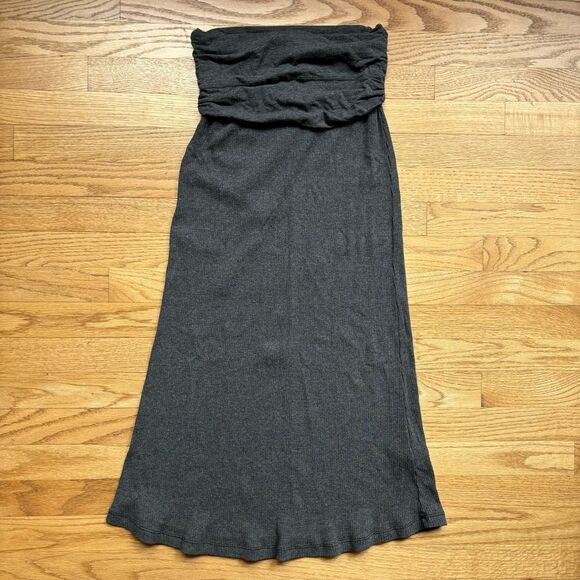 James Perse Dresses & Skirts - James Perse High Waisted Maxi Rib Skirt Black 1